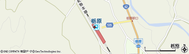 栃原駅周辺の地図