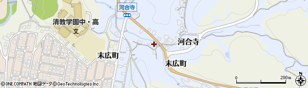 大阪府河内長野市河合寺267周辺の地図