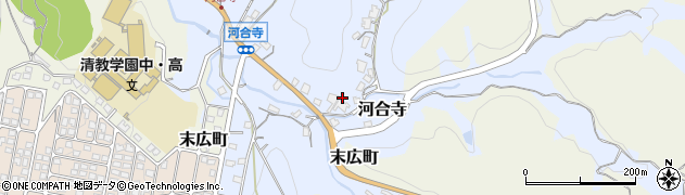 大阪府河内長野市河合寺860周辺の地図