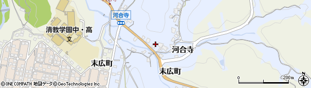 大阪府河内長野市河合寺287周辺の地図