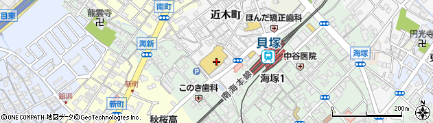 大阪府貝塚市近木町4周辺の地図