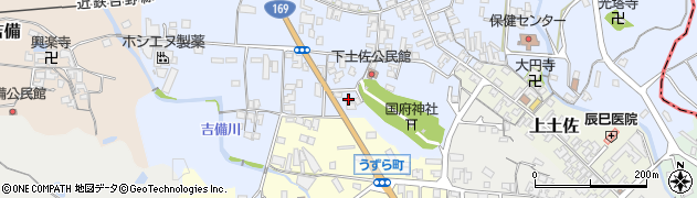 奈良県高市郡高取町下土佐407周辺の地図