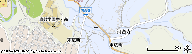 大阪府河内長野市河合寺281周辺の地図