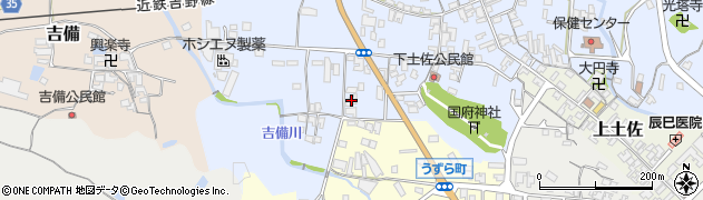 奈良県高市郡高取町下土佐419周辺の地図