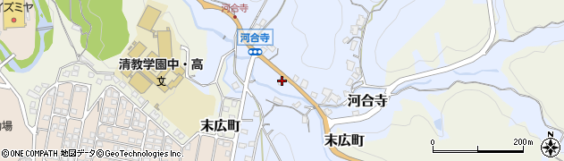 大阪府河内長野市河合寺282周辺の地図