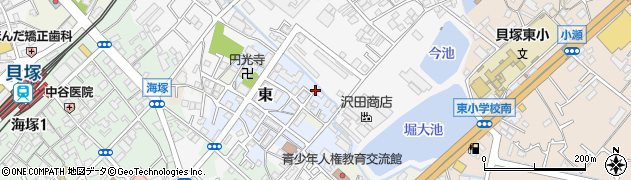 大阪府貝塚市東49周辺の地図