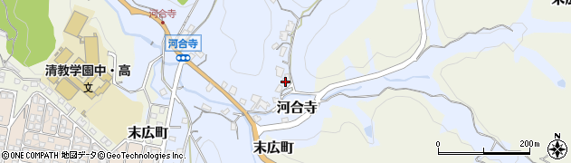 大阪府河内長野市河合寺696周辺の地図