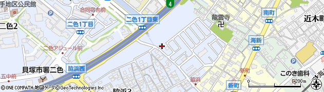 うな壱 脇浜本店周辺の地図