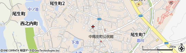大阪府岸和田市尾生町654周辺の地図