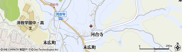 大阪府河内長野市河合寺858周辺の地図