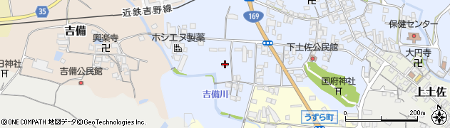 奈良県高市郡高取町下土佐474周辺の地図