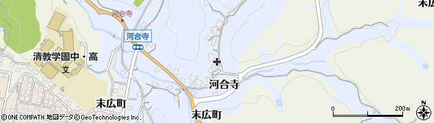 大阪府河内長野市河合寺697周辺の地図