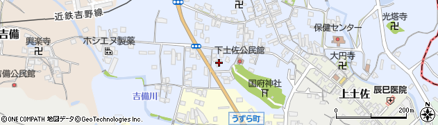 奈良県高市郡高取町下土佐406周辺の地図