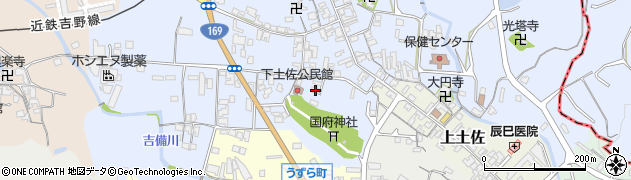奈良県高市郡高取町下土佐367周辺の地図