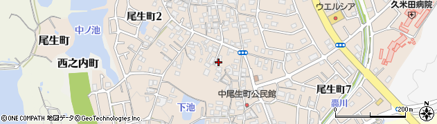 大阪府岸和田市尾生町666周辺の地図