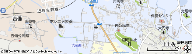 奈良県高市郡高取町下土佐420周辺の地図