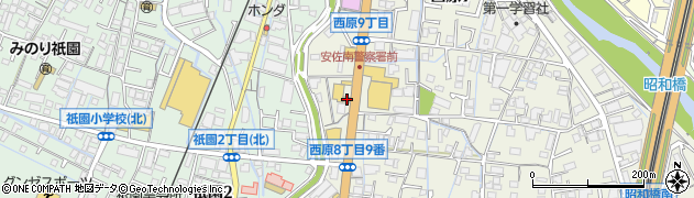 すき家広島祇園店周辺の地図