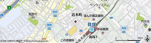大阪府貝塚市近木町5周辺の地図