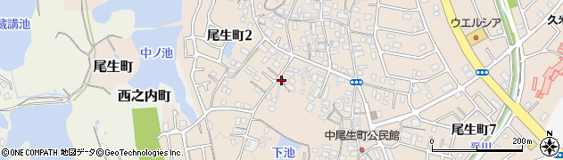 大阪府岸和田市尾生町992周辺の地図