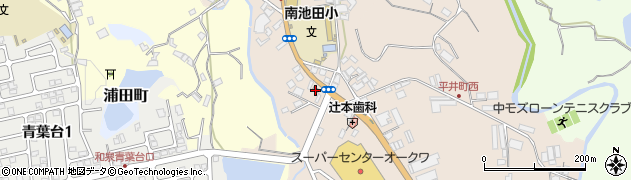 和泉納花郵便局 ＡＴＭ周辺の地図
