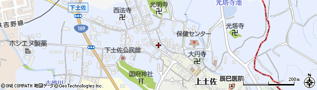 奈良県高市郡高取町下土佐291周辺の地図