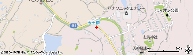 兵庫県淡路市志筑1062周辺の地図