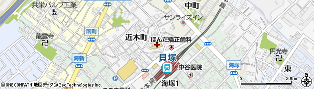 大阪府貝塚市近木町7-5周辺の地図
