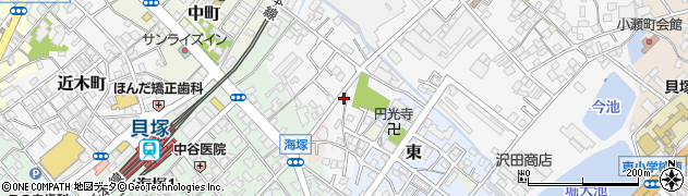 大阪府貝塚市堀679周辺の地図