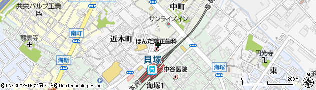 大阪府貝塚市近木町8周辺の地図
