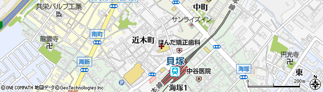 大阪府貝塚市近木町7周辺の地図