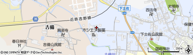 奈良県高市郡高取町下土佐498周辺の地図