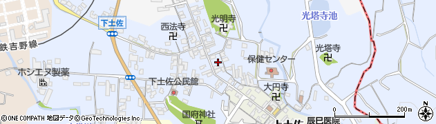 奈良県高市郡高取町下土佐297周辺の地図
