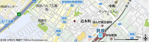 大阪府貝塚市近木町17周辺の地図