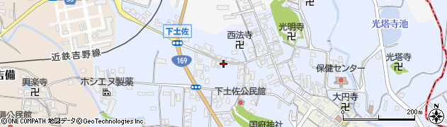 奈良県高市郡高取町下土佐589周辺の地図