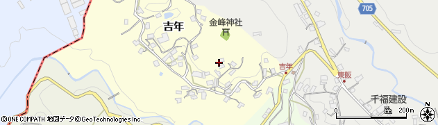 大阪府千早赤阪村（南河内郡）吉年周辺の地図