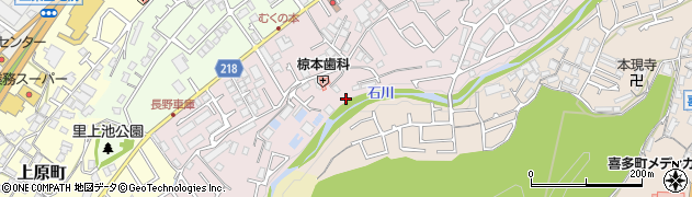 石川周辺の地図