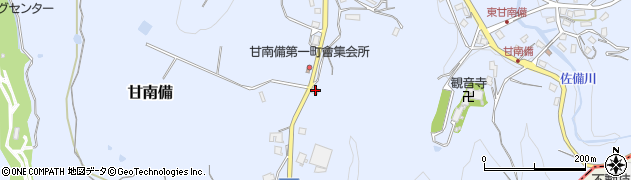 大阪府富田林市甘南備888周辺の地図