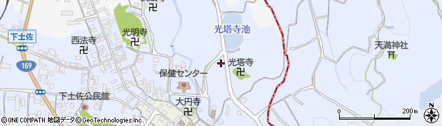 奈良県高市郡高取町下土佐134周辺の地図