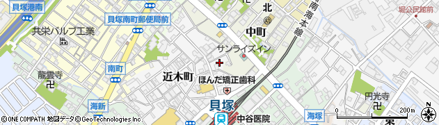 大阪府貝塚市近木町9周辺の地図