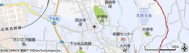 奈良県高市郡高取町下土佐304周辺の地図