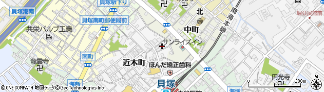 大阪府貝塚市近木町10周辺の地図