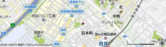 大阪府貝塚市近木町20周辺の地図