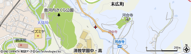 大阪府河内長野市河合寺53周辺の地図