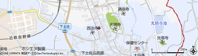 奈良県高市郡高取町下土佐329周辺の地図