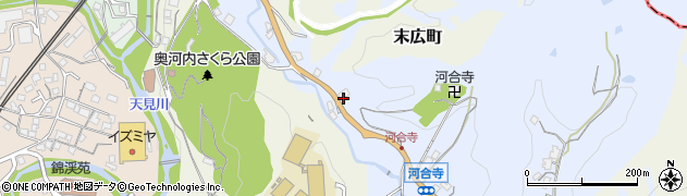 大阪府河内長野市河合寺886周辺の地図