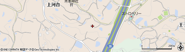 兵庫県淡路市上河合389周辺の地図