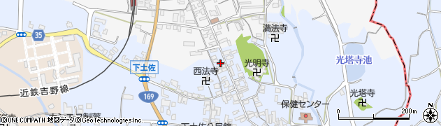 奈良県高市郡高取町下土佐326周辺の地図