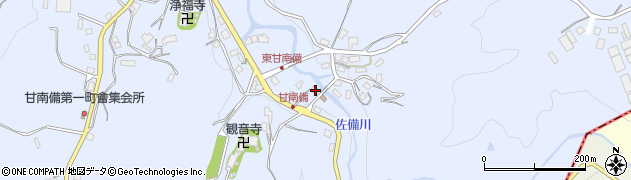 大阪府富田林市甘南備1140周辺の地図