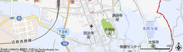 奈良県高市郡高取町下土佐323周辺の地図