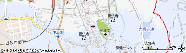 奈良県高市郡高取町下土佐361周辺の地図